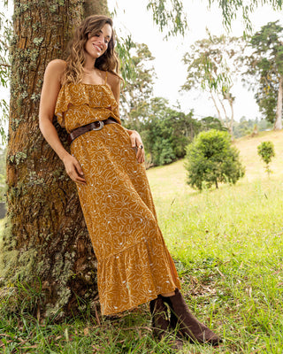 Vestido de tiritas con bolero que rodea todo el escote#color_001-floral