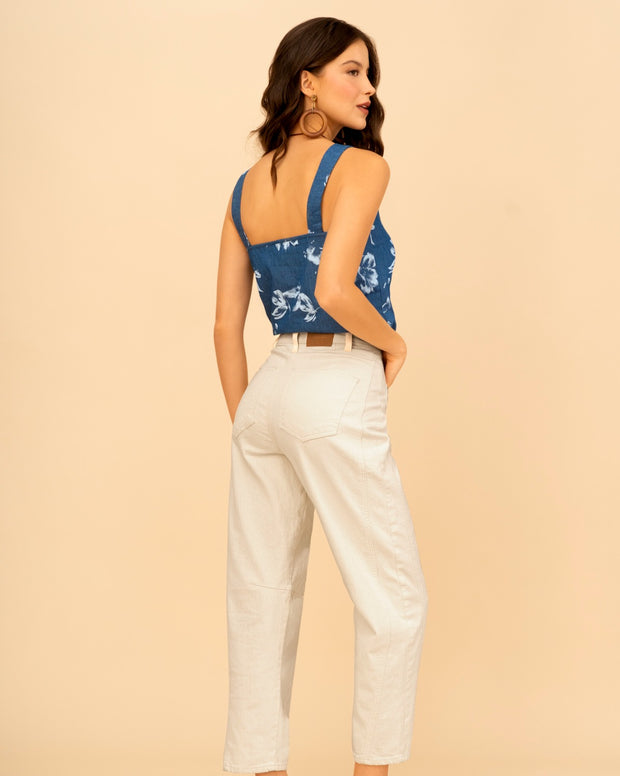Camiseta de tiritas anchas