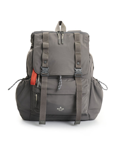 Morral Masculino en Lona con Cargaderas Acolchadas Fly Up#color_711-gris