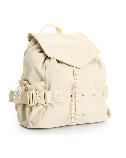 Morral Femenino con Tapa con Broche Fly Up#color_806-crema