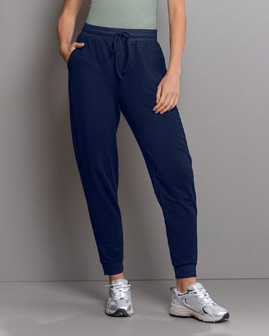 Pantalón largo tipo jogger con bolsillos funcionales#color_c42-azul-oscuro