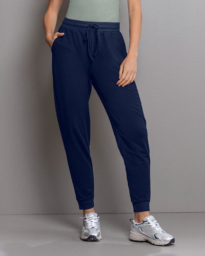 Pantalón largo tipo jogger con bolsillos funcionales#color_c42-azul-oscuro