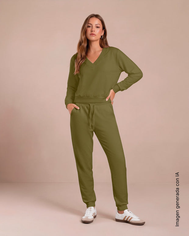 Jogger estilo loungewear
