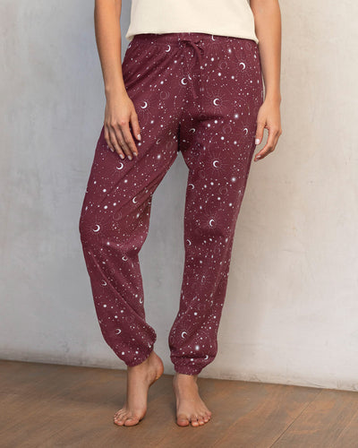 Pantalón largo con elástico en cintura y ruedo#color_173-estrellas