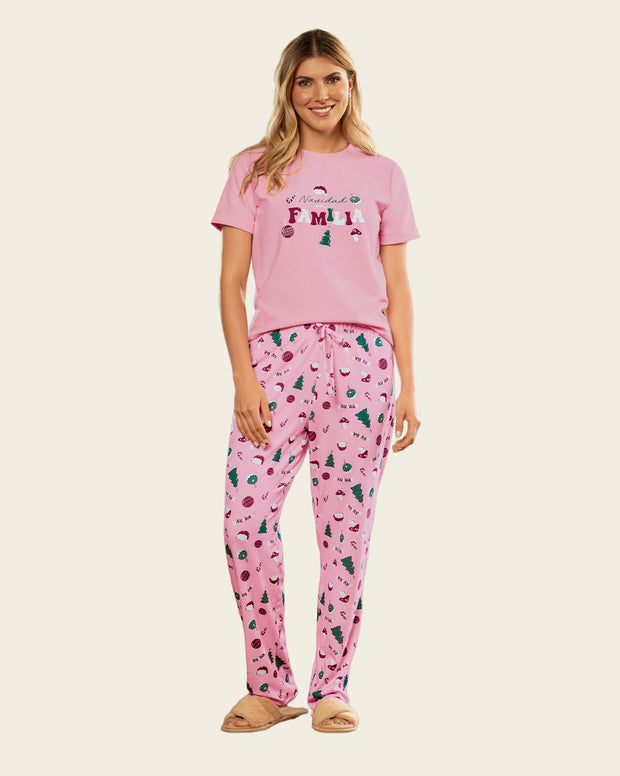 Pantalón de pijama con estampado para mujer