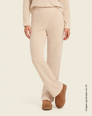 Pantalón largo con textura#color_c76-arena-claro