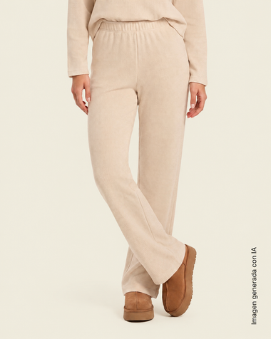 Pantalón largo con textura#color_c76-arena-claro
