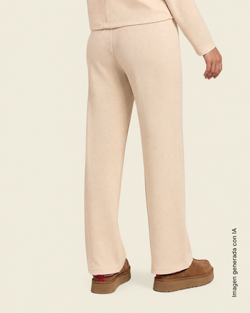 Pantalón largo con textura#color_c76-arena-claro