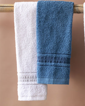 Set X2 toallas de manos 400 gr Fatelares#color_s01-azul-blanco