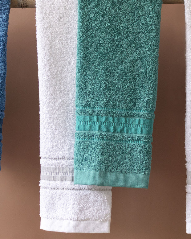 Set X2 toallas de manos 400 gr Fatelares#color_s03-verde-blanco