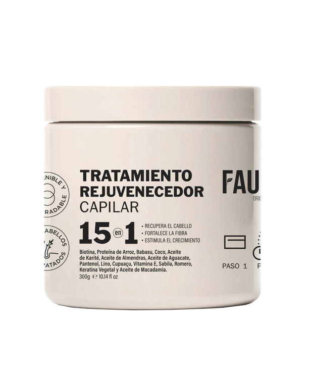 Tratamiento Rejuvenecedor Capilar 15 en 1 Fauno 300 g