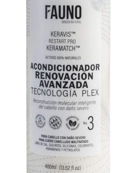 Acondicionador Renovación Avanzada Tecnología PLEX Fauno 400ml#color_100-plex