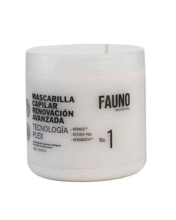 Mascarilla Capilar Renovación Avanzada Tecnología PLEX Fauno 300g