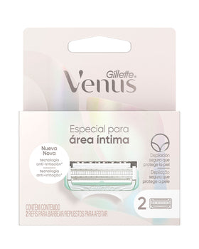 Gillette Venus Especial Para Area Intima Repuestos Para Afeitar 2 Unidades#color_001-venus-intima