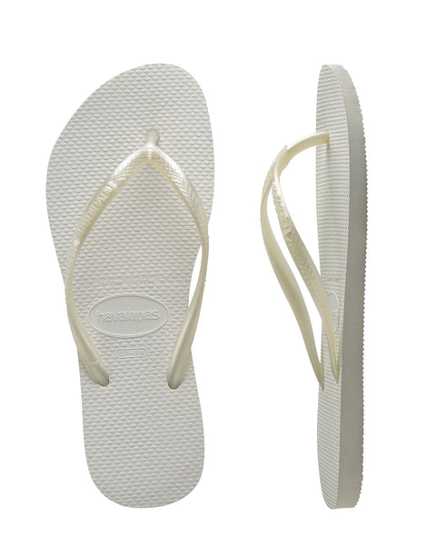 Sandalia Havaianas Slim Femenina#color_000-blanco