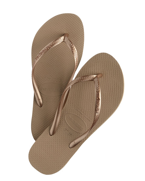 Sandalia Havaianas Slim Femenina#color_127-dorado