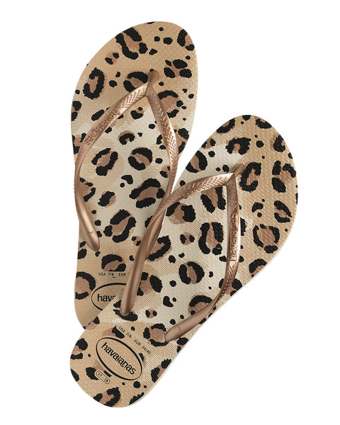 Sandalia Havaianas Slim Animals Femeninas#color_225-animal-print