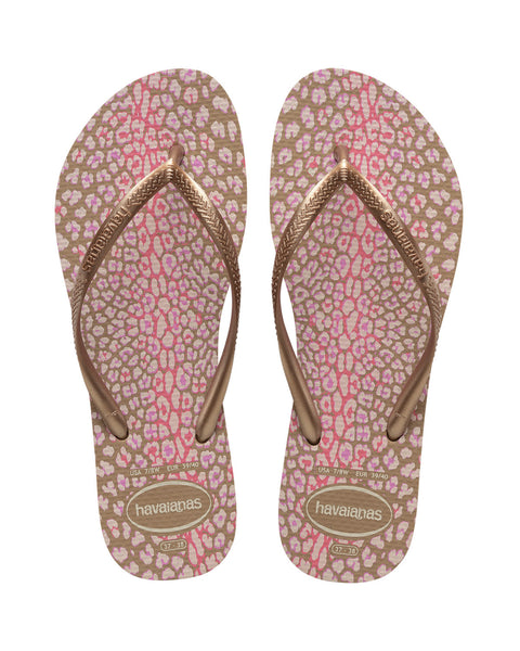 Sandalia Havaianas Slim Animals Femeninas#color_301-rosado