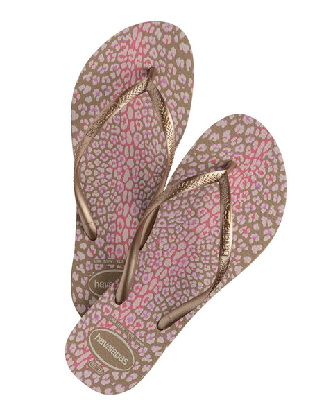 Sandalia Havaianas Slim Animals Femeninas#color_301-rosado