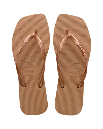 Sandalia Havaianas Square Logo Femeninas#color_127-dorado