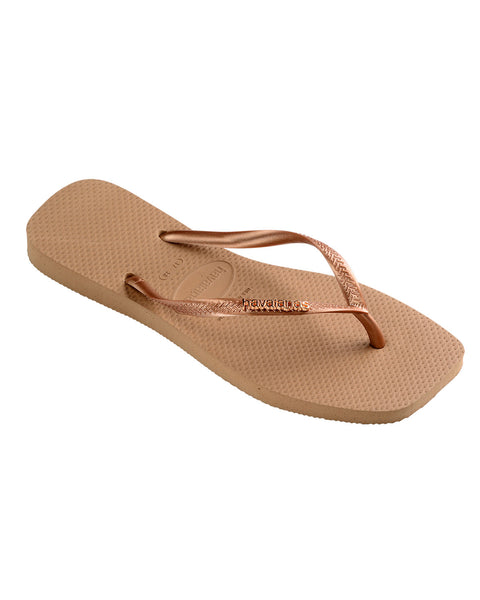 Sandalia Havaianas Square Logo Femeninas#color_127-dorado