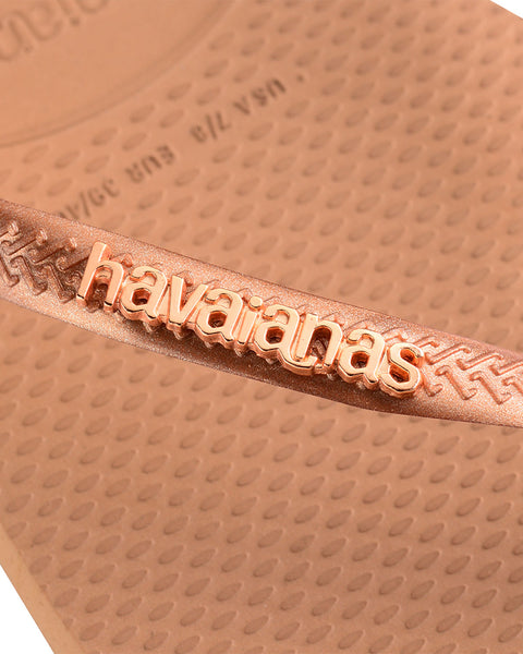 Sandalia Havaianas Square Logo Femeninas#color_127-dorado