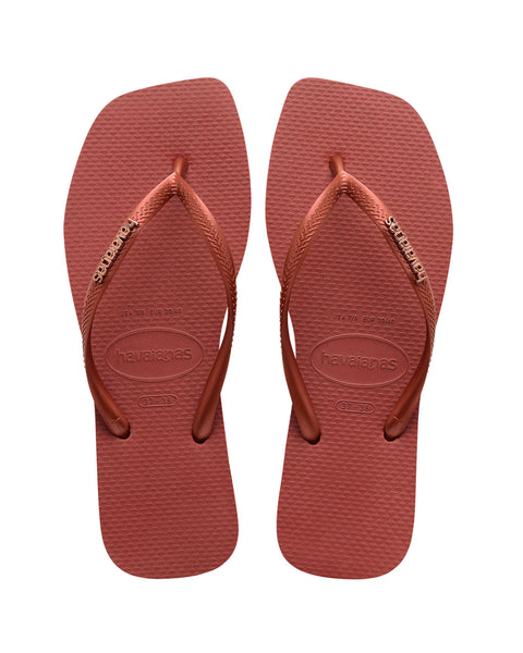 Sandalia Havaianas Square Logo Femeninas#color_185-terracota