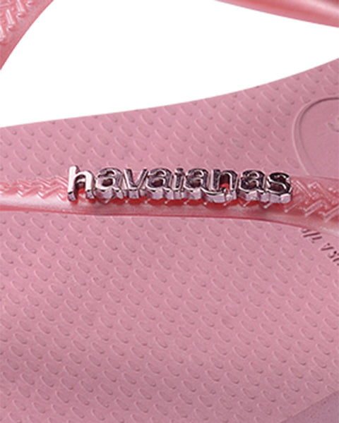 Sandalia Havaianas Square Logo Femeninas#color_301-rosado