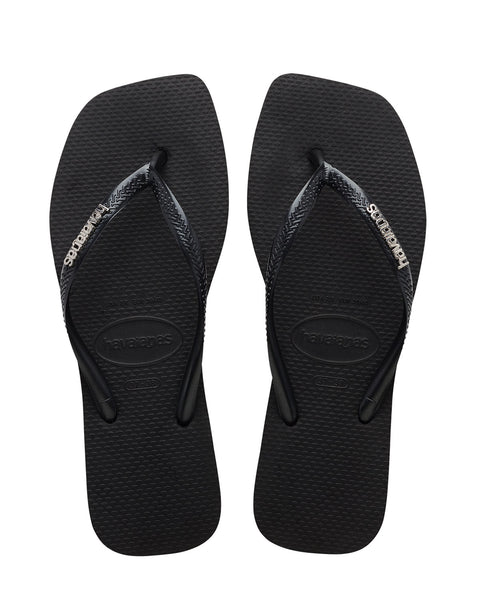 Sandalia Havaianas Square Logo Femeninas#color_700-negro