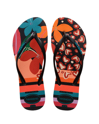 Sandalia Havaianas Slim Patchwork Femeninas#color_145-estampadas