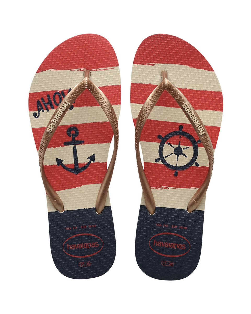 Sandalias Havaianas Slim Nautical Femeninas