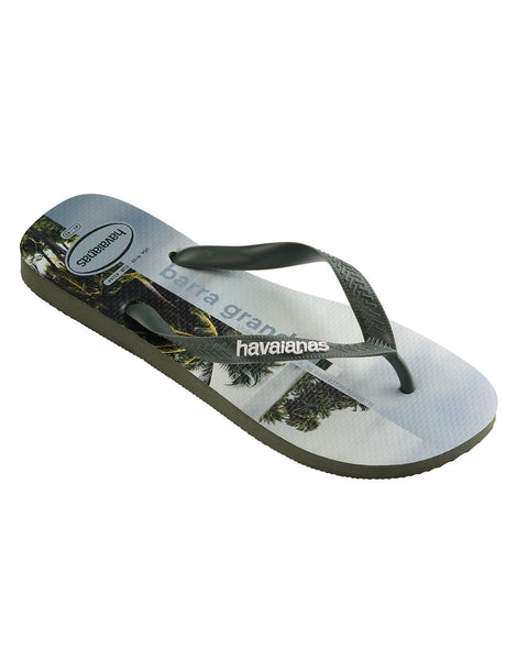 Sandalias Havaianas Top Surfer Masculinas#color_001-estampado-verde