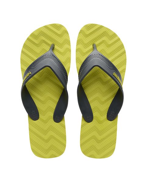 Sandalias Havaianas Track Waves Masculinas#color_106-amarillo-verdoso