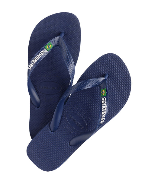 Sandalia Havaianas Logo Masculinas#color_547-azul-oscuro