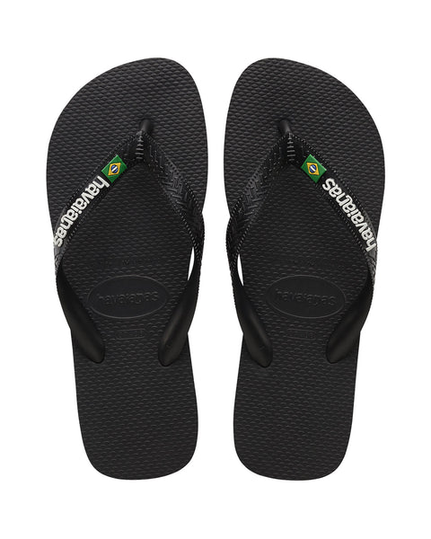 Sandalia Havaianas Logo Masculinas#color_700-negro