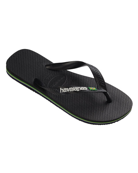 Sandalia Havaianas Logo Masculinas#color_700-negro