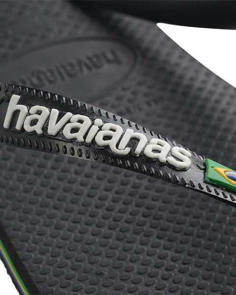 Sandalia Havaianas Logo Masculinas#color_700-negro