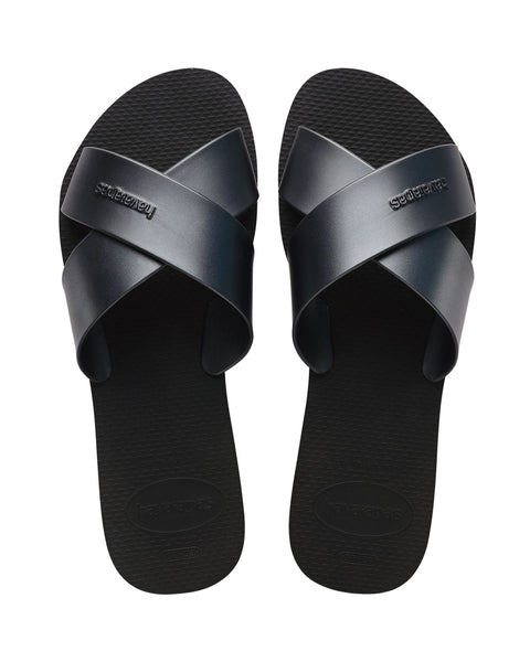 Sandalias Havaianas Femeninas Aqua#color_700-negro