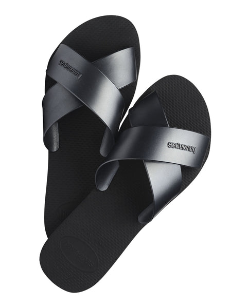 Sandalias Havaianas Femeninas Aqua#color_700-negro