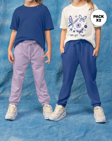 Paquete x 2 joggers infantiles#color_s04-lila-y-morado