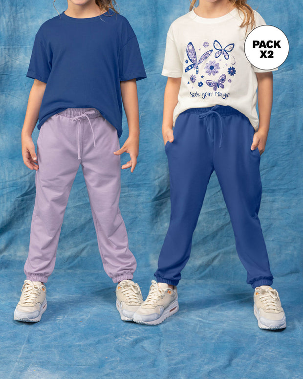 Paquete x 2 joggers infantiles