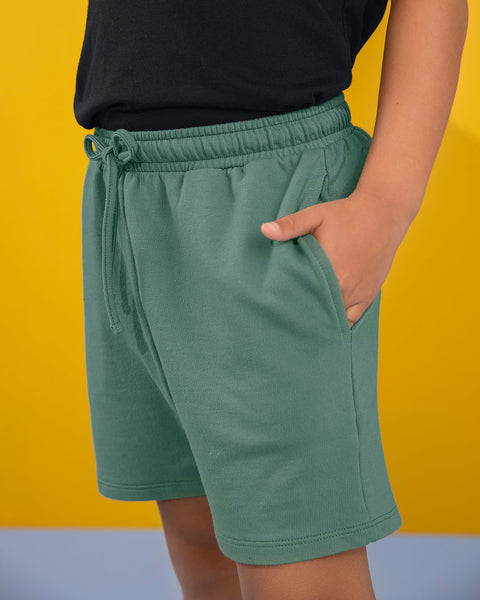 Paquete x 2 bermudas cortas para niño#color_s01-verde-y-negro