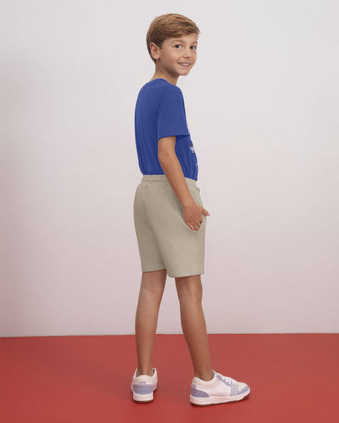 Paquete camiseta manga corta + bermuda para niño#color_s03-azul-y-arena