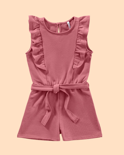 Enterizo infantil con bolero en frente#color_301-rosado