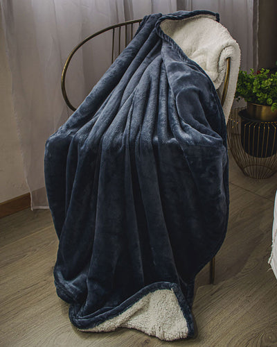 Cobija ovejera 126 x 180 cm#color_711-gris