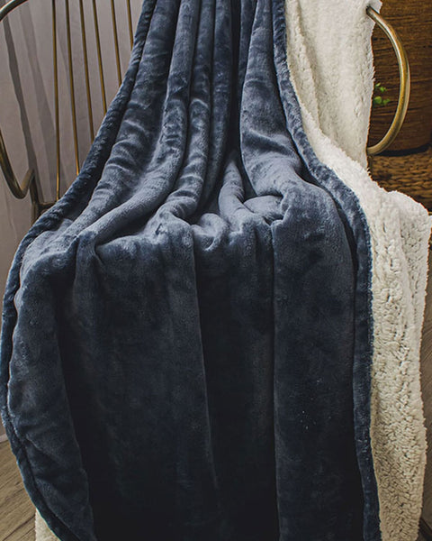 Cobija ovejera 126 x 180 cm#color_711-gris