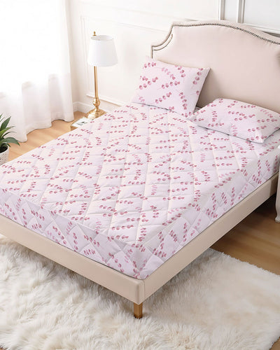 Edredón doble + fundas#color_145-estampado-hojas-rosado