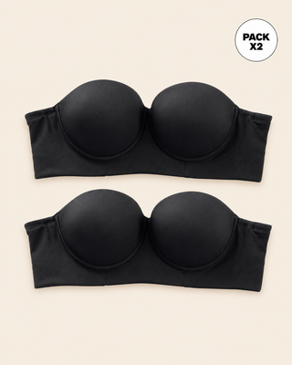 Paquete x2 strapless bustier 360° de perfección#color_700-negro