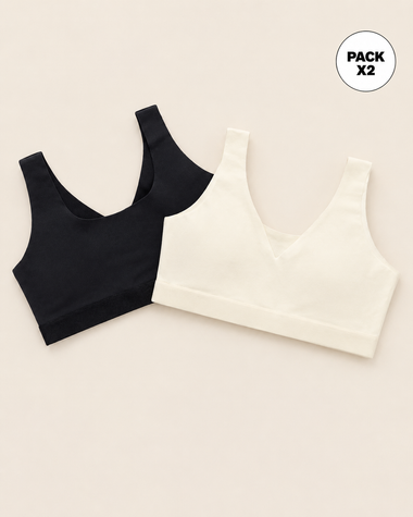 Paquete x 2 tops invisibles doble escote#color_s01-perla-negro