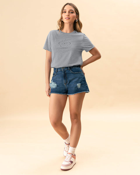 Camiseta manga corta con estampado#color_755-gris